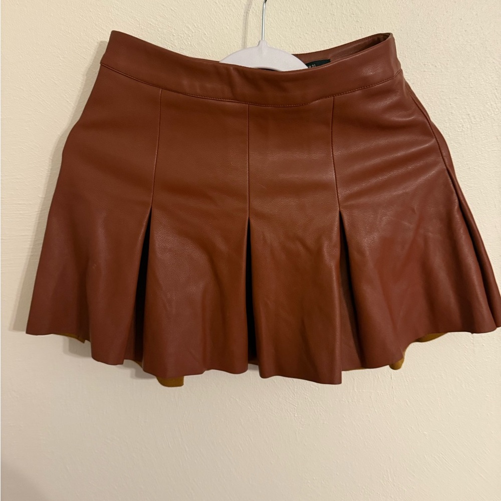 Forever 21 Brown Skater Skirt